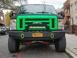 thunder struck bumper, lightning bumper, Ford E-Series, E Series, Cutaway, Pre Runner Series, Van bumper 