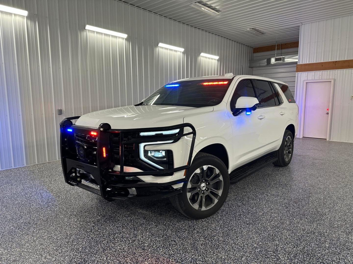 2025 2026 Police Chevy Tahoe Pit Maneuver TVI Grille Guard Setina Pro-Guard Westin