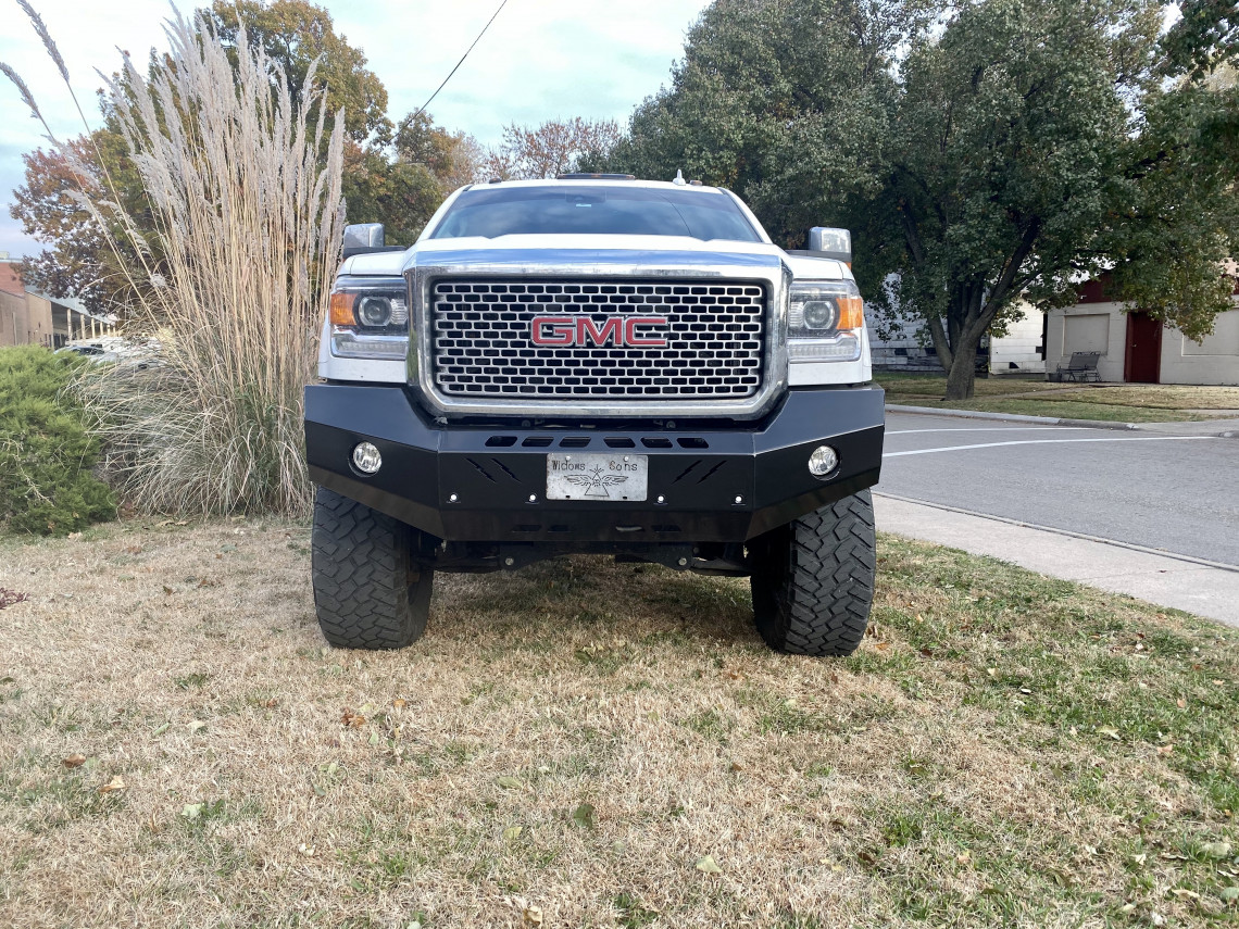 2015 2016 2017 2018 2019 GMC 2500 2500HD 3500 3500HD Premium Front Bumper, front bumper, ranch hand, smooth steel